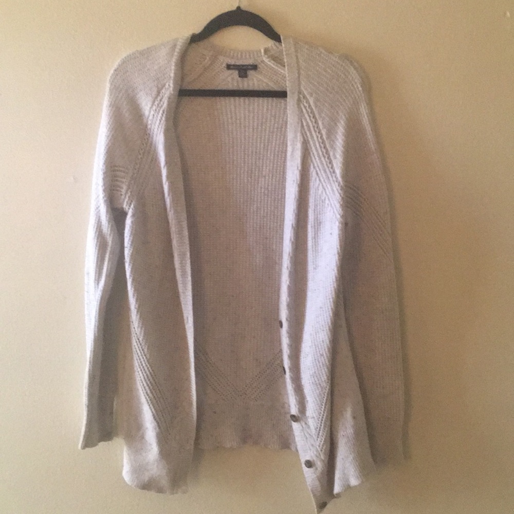 Cream colored cardigan